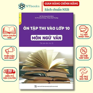 Sách Ôn tập thi vào lớp 10 môn Ngữ Văn