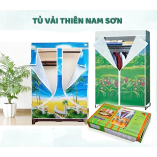 Tủ vải đựng quần áo giày dép Thiên Nam Sơn khổ 1.2m