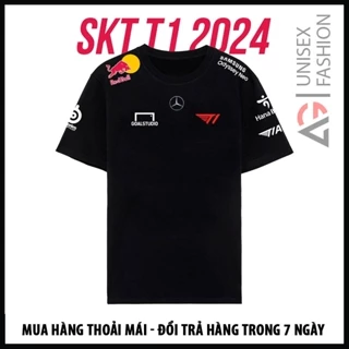 Áo Cotton Team thi đấu SKT T1 mùa giải Chung Kết Thế Giới LCK 2024| Áo Gaming SKTelecom mẫu mới | Áo Phông SKT