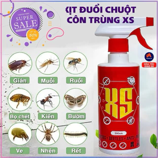 Chai Xịt Đuổi Chuột XS 500 ML Thái Lan - Không Mùi, An toàn - Xua Đuổi Chuột, Gián, Côn Trùng Nguồn Gốc Thảo Mộc