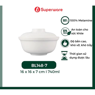 Thố cơm, canh nhựa cao cấp Superware Thái Lan