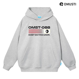 Áo Hoodie Nỉ Bông Cotton 100% Omusti Local Brand Unisex Nỉ Bông Dicting Unor