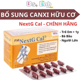 NextG Cal - Viên Uống Canxi Hữu Cơ PM NextG Cal Nhập Khẩu Úc Hộp 60 viên