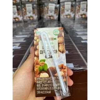 THÙNG SỮA HẠT MACCADAMIA KC HEALTH HÀN QUỐC 190ml x 16 hộp