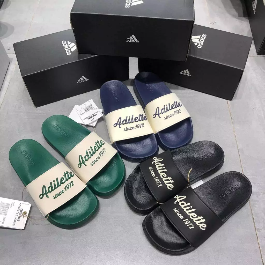 (CHÍNH HÃNG) Dép AdiDas Adilette kỉ niệm 50 năm chống nước êm chân unisex nam nữ Full Box