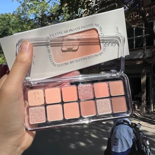 Bảng Mắt Clio Mẫu Mới 12 ô màu Tone 01 Màu Cam Nude Pro Eye Palette {Chính Hãng}