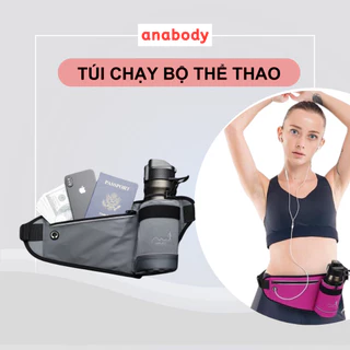 Túi Chạy Bộ Thể Thao, Túi Đeo Bụng Chạy Bộ Kèm Ngăn Đựng 1 Bình Nước Đai Đeo Điện Thoại Chạy Bộ Nam Nữ JUNLE TU