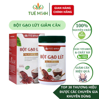 Bột Gạo Lứt Giảm Cân Organic Tuệ Minh Cao Cấp, Bột Gạo Lứt Tách Béo Tốt Cho Sức Khỏe, Giảm Cân Hiệu Quả