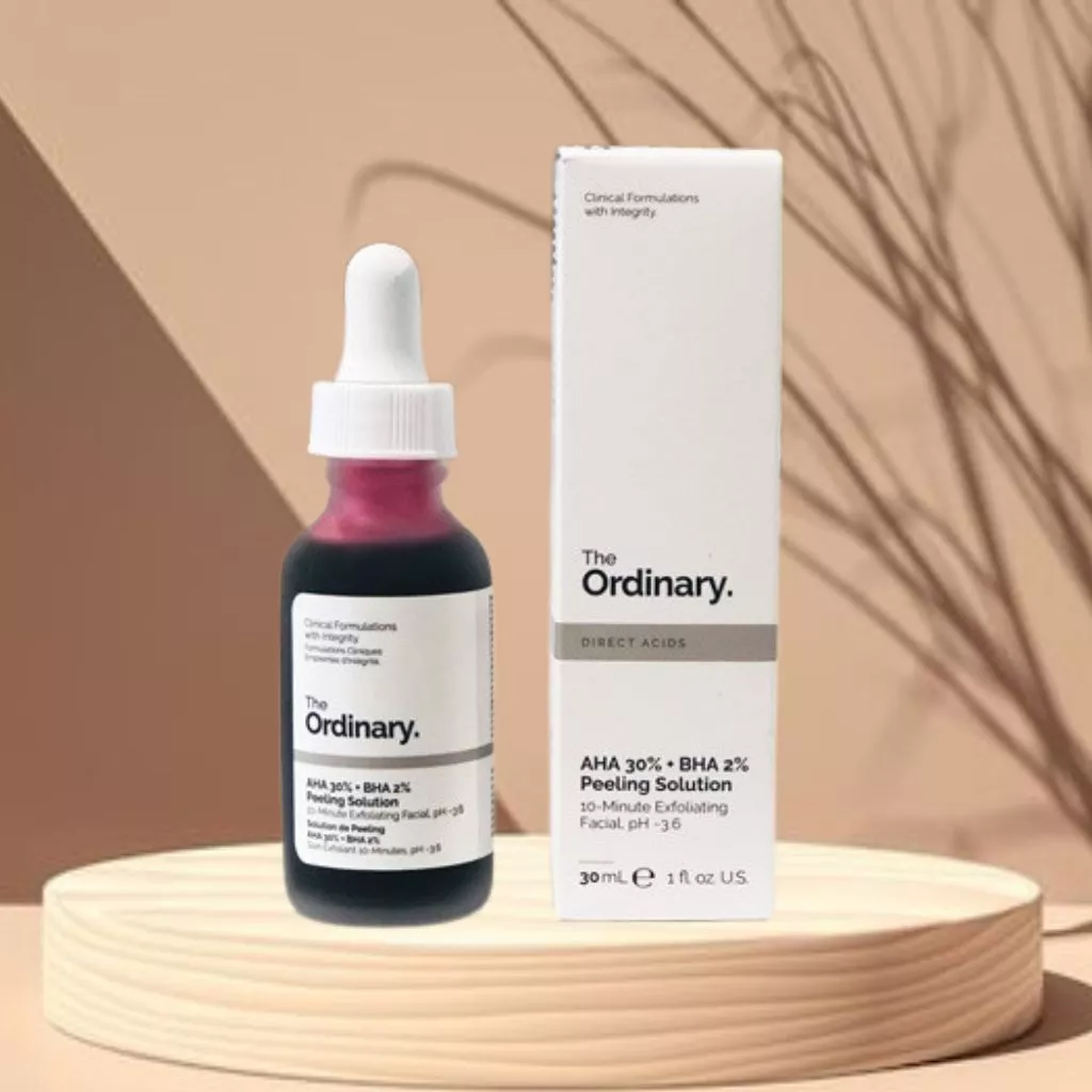 Serum tẩy tế bào chết, cải thiện da,giảm mụn The Ordinary AHA 30% BHA 2% Peeling Solution .