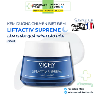 Kem dưỡng ban đêm Vichy LiftActiv Night Supreme Anti-Wrinkle & Firming Correcting Care [50ml] chống lão hóa