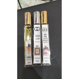 combo 3 chai nước hoa unisex 10ml chiết hãng nổi tiếng