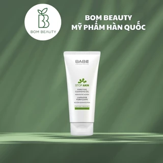 Sữa rửa mặt BABE Stop AKN Purifying Cleansing Gel cho da dầu mụn