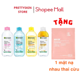 Nước Tẩy Trang Garnier Micellar Cleansing Water Dịu Nhẹ Dành Cho Mọi Loại Da 400ml