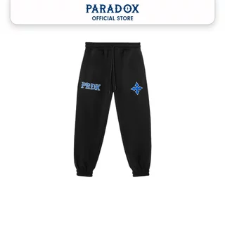 [Mã MABRS946 giảm 10% đơn 99k] Quần jogger Paradox ESSENTIAL EMBROIDERY JOGGER PANTS - Đen