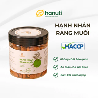 Hạnh nhân nhập khẩu Đức rang muối ăn liền Hạt Dưỡng - Lọ PET 330gr