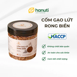 Gạo lứt rong biển rang với muối hồng ăn liền không chất bảo quản, phụ gia Hạt Dưỡng - Lọ PET 125gr