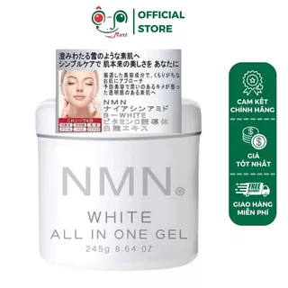 Kem Dưỡng NMN Trắng Da Chống Lão Hóa,Gel Tế Bào Gốc NMN White All - In - One Gel 245g Nhật Bản