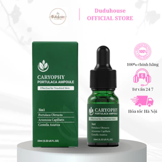 Serum rau má Caryophy Portulaca Ampoule  giảm mụn mờ thâm 10ml Duduhouse