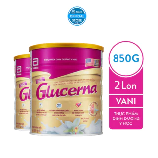 Combo 4 Sữa bột dành cho người bị tiểu đường Glucerna Abbott 850g/800g/lon