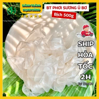 Bánh tráng phơi sương ủ bơ 500gr - BÁNH TRÁNG MẠNH HÙNG