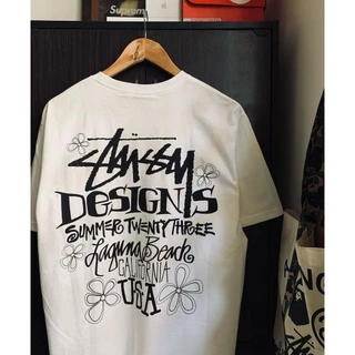 Áo thun nam nữ stussy flower Cotton 100%, form oversize cao cấp VNXK ảnh thật