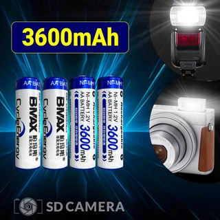 PIN Sạc AA 3600mAh Pin dung lượng cao chuyên dụng cho Flash máy ảnh, Máy ảnh KTS mini, Đồ điện tử,...