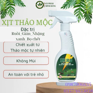 Bình Xịt Muỗi Ruồi Kiến Gián Rận/Ve chó / Nhặng Xanh Bọ Chết 350ml Chiết Xuất Thảo Mộc Không Mùi