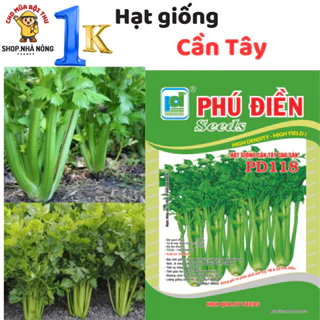 5 Gr, Hạt giống 1k, Hạt giống Cần Tây 5Gr, shop Nhà nông hạt giống giá rẻ