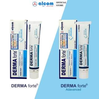 Gel Giảm Mụn Derma Forte 15G Bản Thường/ Bản Advanced Giảm Mụn, Giảm Thâm, Mờ Sẹo Mụn