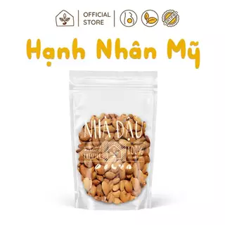 Hạt hạnh nhân Mỹ nhập khẩu sấy chín cao cấp túi 250g | Nhà Đậu 207