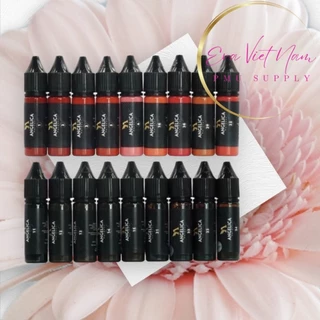 Mực Angelica Tem Đen Phun Xăm Bám Nhanh Bong Đậm 15ML - Mực Nga Chính Hãng