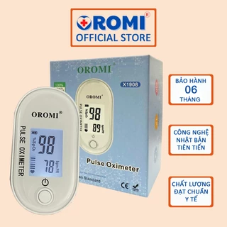 Máy đo SpO2 OROMI X1908 - Đo nồng độ oxy trong máu và nhịp tim qua đầu ngón tay