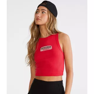 Áo ba lỗ dáng crop top chất cotton gân 4ero xuất khẩu