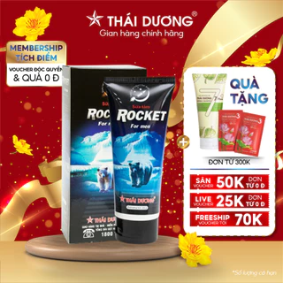 Sữa tắm cho nam giới Rocket 200g làm sạch, giảm lỗ chân lông - Sao Thái Dương