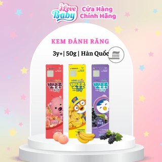 Kem Đánh Răng Pororo Hàn Quốc Vị Đào, Nho, Chuối Dành Cho Bé Trên 3 Tuổi -  50gram