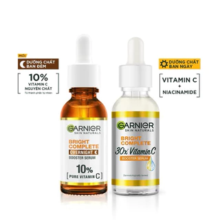 Serum sáng da và giảm thâm Vitamin C Garnier ngày đêm 30ml/50ml