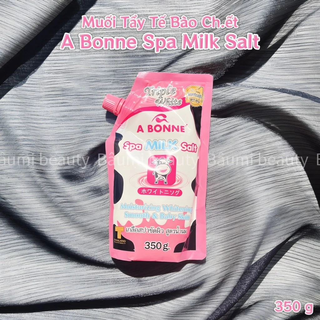 Muối Tắm Sữa Bò Tẩy Tế Bào Chết A Bonne Spa Milk Salt / Milk/ Yogurt / White C Thái Lan 350gr