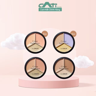 Che Khuyết Điểm Triệt Sắc The Saem Cover Triple Pot Concealer 4.5g