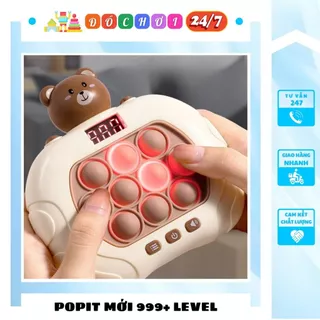 Máy chơi game POP IT CAO CẤP THẾ HỆ MỚI - Mẫu 2 - POPIT PREMIUM - Màn Led, 6 Kiểu chơi (mode), 999 Level