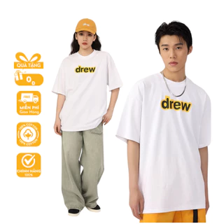 [Cotton 260Gsm] Áo Thun in chữ DREWw Form rộng 100% Cotton 2 chiều không phai Local Brand