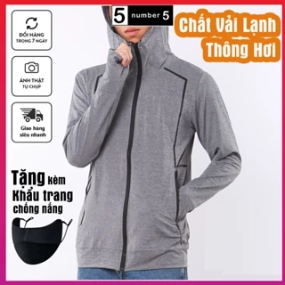 Áo Khoác Chống Nắng Nam Vải Mát Cao Cấp, Chất Sợi Tre Cool, Co Dãn Chống Nắng Chống Tia UV [NST]