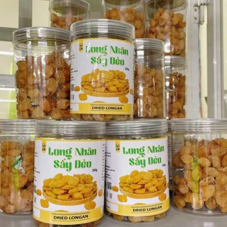 Long Nhãn Hưng Yên Sấy Dẻo 250gram màu vàng đẹp dùng pha trà, nấu chè, chưng yến giúp an thần, ngủ ngon