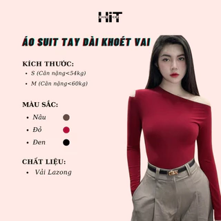 🤑 ÁO SUIT TAY DÀI KHOÉT VAI 🤑 - Chất liệu: Vải Lazong - Thương hiệu: HiT Fashion