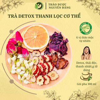 Trà detox Atiso giải nhiệt giảm cân, 6 Vị Thảo Mộc Đẹp Da, Đẹp Dáng, Mát Gan