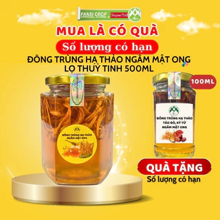 Đông Trùng Hạ Thảo Fansi ngâm mật ong, 500ml