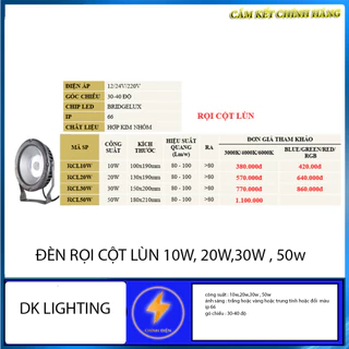 Đèn rọi cột lùn ngoài trời Ip66 ánh sáng trung tính