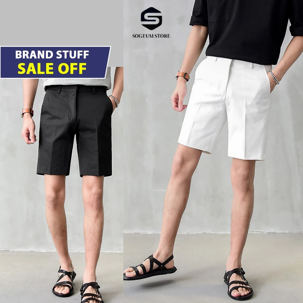 Quần Short sọt đùi cộc Tây Âu cạp chun NAM NỮ form dáng đùi cộc mùa hè Hàn cao cấp thấm hút tốt Sogeum Store