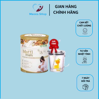 Sữa hạt lợi sữa Matti Mum cho mẹ sau sinh lon 650g chính hãng -Sữa về nhanh và dinh dưỡng hơn cho bé