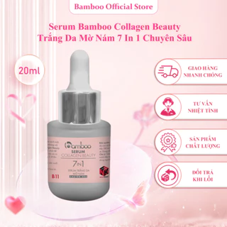 Serum mờ nám chuyên sâu 7in1 Bamboo, giảm thâm nám tàn nhang giúp da sáng mịn 20ml