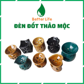 Đèn bếp đốt xông bồ kết thảo mộc tiện dụng thanh tẩy nhà cửa, thu hút tài lộc, xua đuổi tà ma, côn trùng.